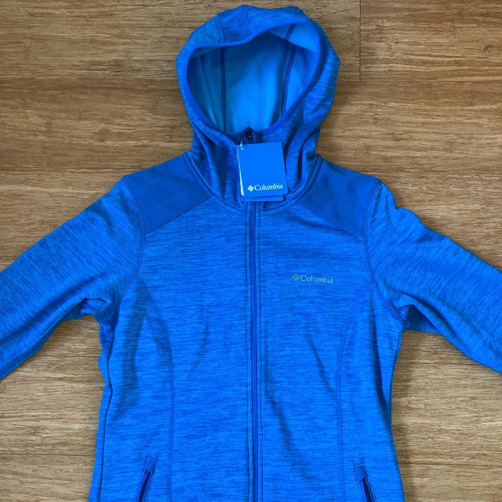 Columbia Rosemont Station Full Zip Hoodie, Zipper pockets, thumb holes, XS